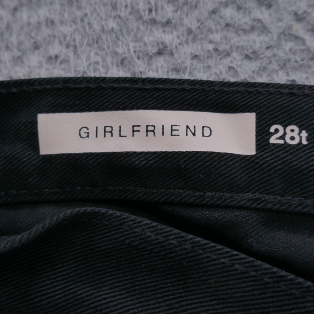 Gap‎ Girlfriend Jeans 28 Tall Black Womens Distressed Ripped Denim NEW - Picture 9 of 16